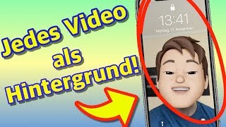 Jedes Video als Hintergrund beim iPhone benutzen Tutorial 2020 [upl. by Oetam884]