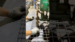 Welding process of metal protective mesh tools technology skills [upl. by Donny]