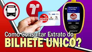 COMO CONSULTAR O SALDO DO BILHETE ÚNICO PELA INTERNET [upl. by Eyr417]