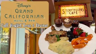 Storytellers Cafe Dinner Buffet at Grand Californian Disneyland  FULL BUFFET TOUR amp DINING REVIEW [upl. by Bajaj657]