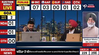 Lok Sabha 2024 RESULTS  ਚੋਣਾਂ ਦੇ ਨਤੀਜੇ🛑LIVE🛑 [upl. by Fornof]