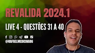 RESOLVENDO PROVA REVALIDA 20241  LIVE 4 [upl. by Adnalohs]