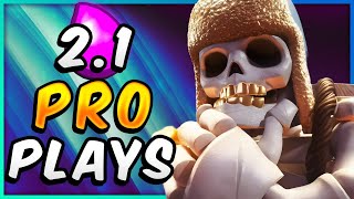 21 ELIXIR CHEAPEST GIANT SKELETON CLONE DECK 💣 [upl. by Nylirehs129]