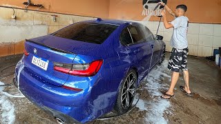 PRIMEIRO BANHO NA MINHA NOVA BMW TAVA ENTERRADA 💦 [upl. by Henleigh986]