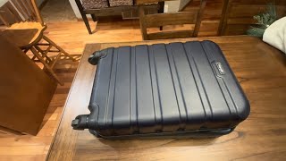 Wrangler Hardside CarryOn Spinner Luggage Review [upl. by Aivata]