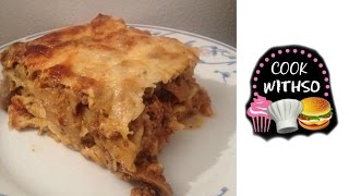 Lasagne bolognaise  Recette simple et rapide Cookwithso [upl. by Sicnarf106]