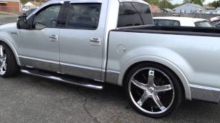 RIMTYME HAMPTON 2007 LINCOLN MARK LT SITTING ON 26quot AKUZA WHEELS [upl. by Dryden916]