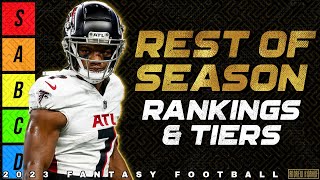 Rest of Season Rankings  2023 Fantasy Football [upl. by Brandes]