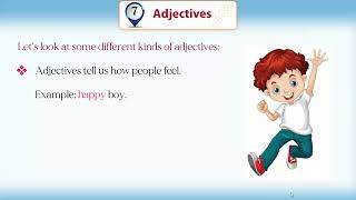 Ch 7  Green Book House  Cristo Grammar  Class 02  Adjectives  For children [upl. by Adnohrahs]