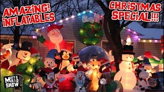 AMAZING CHRISTMAS LIGHTS 2017 CHRISTMAS INFLATABLES Christmas Special [upl. by Zennas939]