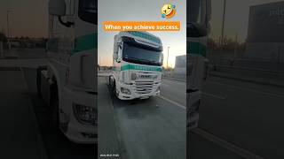 Daf truck truck lkw camion meme forfun funnyvideo ets2 tididin daf job work [upl. by Nellahs]