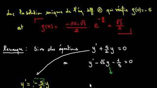 Equations différentielles cours 4 [upl. by Anawot]