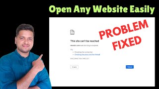 this site cant be reached problem 2024  chrome website not opening problem solved [upl. by Esertak]