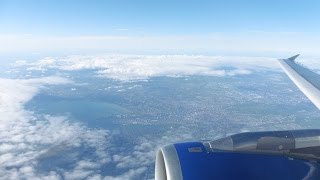 British Airways Airbus A319 ✈ Dublin to London Heathrow Airport Flight Video [upl. by Aneda]