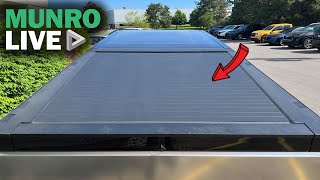 Tesla Cybertruck Tonneau Cover Design and Functionality [upl. by Verena510]