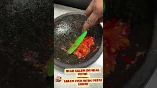 Ikan Salam Sambal Petai  Salem fish with Petai Sauce food recipe fishrecipe [upl. by Ocnarfnaig]