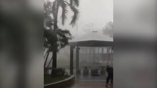 Sức tàn phá khủng khiếp của bão Mangkhut 92018 [upl. by Derina972]