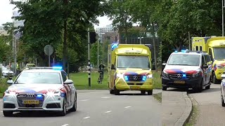 Hulpdiensten massaal ingezet voor ernstig incident in Zwembad de Fakkel Ridderkerk [upl. by Zeiler]