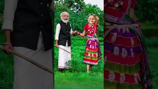 হাসিনারে বান্ধিবো বসত 🤪 Modi Hasina Shorts Song [upl. by Arytas]