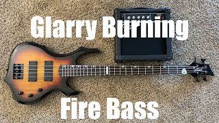 Glarry Burning Fire HH Bass Review [upl. by Jago]