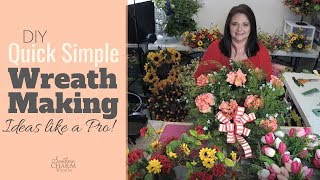 DIY Quick Simple Wreath Making Ideas Like a Pro [upl. by Else717]