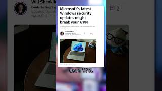 Windows Update Breaks VPNs [upl. by Walston]