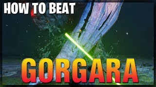 Star Wars Jedi Fallen Order GORGARA  How To Beat GORGARA BOSS FIGHT EASY [upl. by Einnahpets133]