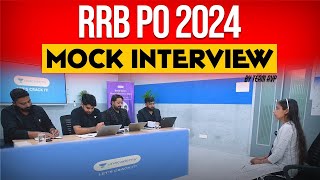 RRB PO 2024 Mock Interview  RRB PO Interview Questions  Interview Preparation [upl. by Erialcyram124]