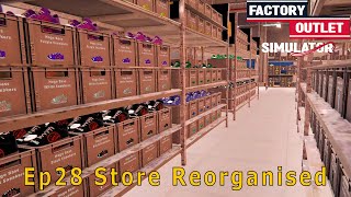 Factory Outlet Simulator Ep28 Store Reorganised [upl. by Huckaby42]