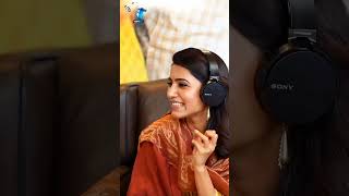 Samantha 🌼 amp Chaitanya 🔥 Headphone Game  Samantha Birthday  Samantha Interview [upl. by Theodore630]