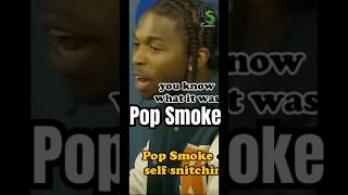 Pop Smoke Self Snitching advice…😳 viral [upl. by Imuya10]