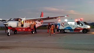 Resgate aeromédico de uma criança recém nascida no Aeroporto Regional de Cajazeiras  PB [upl. by Spanjian212]