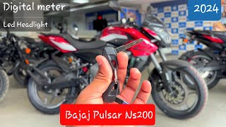 All New 2024 Pulsar NS200 LED Headlight Detailed Review On Road Price  Better Than Mt15 [upl. by Ahsinor]