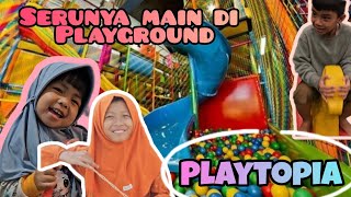 SERUNYA NENG DHIRAA MAIN DI PLAYTOPIA SENAYAN CITY JAKARTA nengdhiraa playtopia [upl. by Auoz]