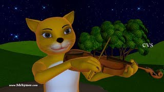 Hey Diddle Diddle  3D Animation English Nursery Rhymes for children with lyrics [upl. by Jone]