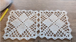 BEAUTIFUL Crochet Pattern Table Cover Bedspread pattern crochet knitting crochetworldcreations [upl. by Sherlock]