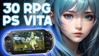 TOP 30 BEST RPG GAMES FOR PS VITA YOU MUST PLAY [upl. by Reisch]