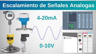 Escalamiento de SEÑALES ANALÓGICAS  Tratamiento de Señales analógicas en cualquier PLC Teoría [upl. by Aroved]