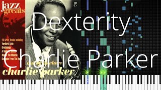 🎹 Dexterity Charlie Parker Synthesia Piano Tutorial [upl. by Gizela993]