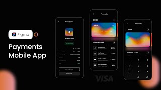 Design a UserFriendly Card Payment App UI with Figma  DesigneStudio [upl. by Philipines]