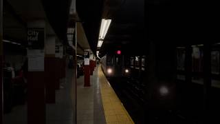 Rerouted R142 2 Train Via Lexington Ave Exp Entering Brooklyn Bridge City Hall [upl. by Dawaj274]