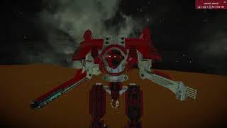 Warhammer Titan Giganticus by BBT in Space Engineers Xbox [upl. by Oinolopa650]