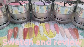 Venalisa Builder jelly Gels  Swatch and Review  Affordable Hard Gels [upl. by Edrahs]