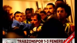 avni aker de gergin gece 10032014 kavgalı polis müdahalesi trabzonspor fenerbahçe [upl. by Cindelyn]