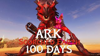 I tried survivng 100 Days on scorched earth heres what happened Official Servers [upl. by Eniale]