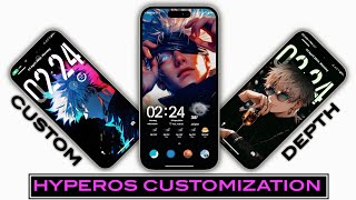 Xiaomi HyperOS Premium Customization For Miui 14 ✅ Depth Wall amp Widget Animation ⚡ HyperOS Themes [upl. by Granger]