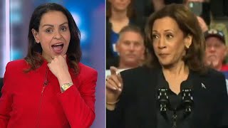 Lefties losing it Rita Panahi mocks Kamalas 32 days teleprompter glitch [upl. by Pharaoh]