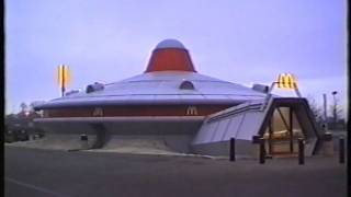 Flying Saucer McDonalds at Alconbury on the old A604 near Huntingdon 1993 [upl. by Ciprian946]