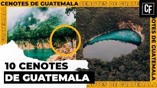 TOP Los 7 CENOTES más IMPRESIONANTES de GUATEMALA 😱🇬🇹  CrisFa [upl. by Prentiss808]