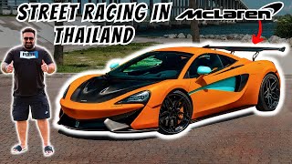 STREET RACING WITH A MCLAREN 😍🔥  THAILAND DAY5 [upl. by Jegger186]